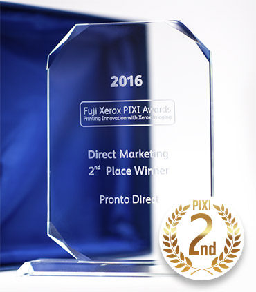 Pronto Direct 2016 PIXI Award